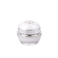 Low MOQ Wholesale Luxury Skincare White Plastic Jars for Cosmetic Creams Empty Jar Pot